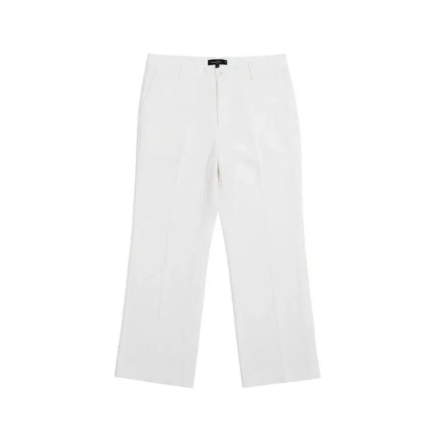 [BUNJANG] Women's High-Waisted Back-Elastic Slacks (Recommended for 29-30 Waist) / 여성 29-30추천/ 아이잗바바 뒷밴딩 슬랙스