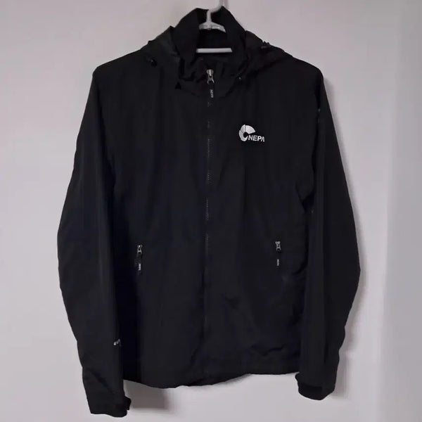 [BUNJANG] Nepa Women's Windbreaker Jacket Black Size 85 / 네파 바람막이 자켓 블랙85