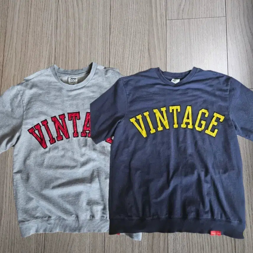 [BUNJANG] Jeep Vintage T-Shirt (Grey/Navy) / Jeep 빈티지 반팔 티셔츠 회색/네이비