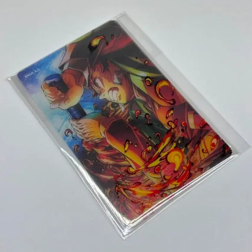 [BUNJANG] Demon Slayer: Mugen Train Arc Tanjiro Layered Clear Card / 귀멸의 칼날 무한성 키비주얼 웹샵쿠지  탄지로 클리어 카드