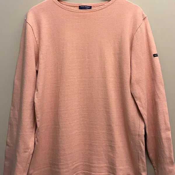 [BUNJANG] Saint James OUESSANT Long Sleeve T-Shirt Pink / (M/97)세인트제임스 웨쌍 무지 롱슬리브 긴팔티셔츠 핑크