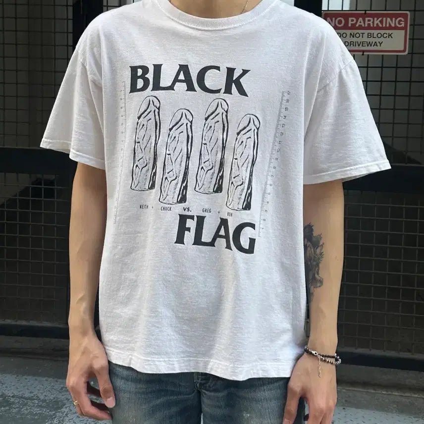 [BUNJANG] 10's Black Flag Dixk Band T-Shirt XL / 10's Black Flag Dixk 티셔츠 블랙 플래그 티셔츠 밴드티