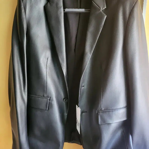 [BUNJANG] Zara Black Leather Jacket / 자라 블랙 레더 자켓