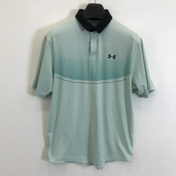 [BUNJANG] Under Armour Functional PK Short Sleeve Polo T-Shirt - Mint Green (Size L) / 언더아머 기능성 PK반팔카라티 [L사이즈]