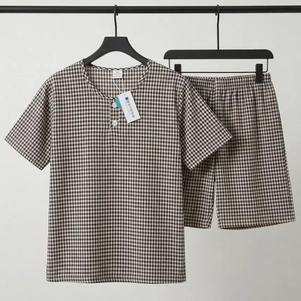 [BUNJANG] Men's Short-Sleeve Pajama Set / **새상품 ** 남자잠옷세트