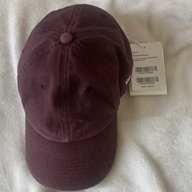 [BUNJANG] RECTO RC Logo Burgundy Ball Cap / RECTO RC로고 버건디 볼캡