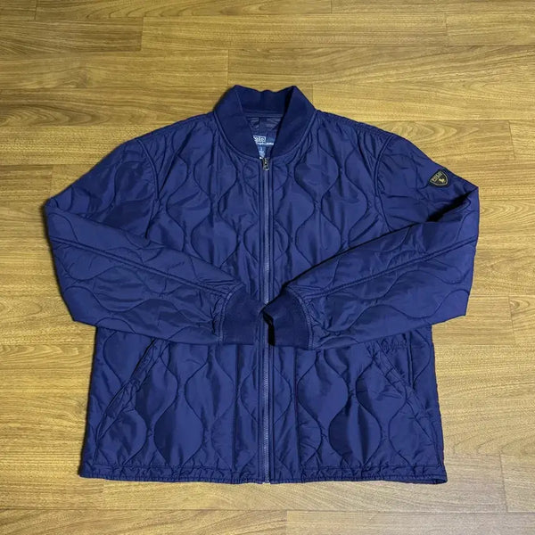 [BUNJANG] Polo Ralph Lauren Quilted Bomber Jacket Navy L / 폴로 퀼팅 보머 재킷 네이비 L
