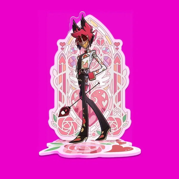 [BUNJANG] Hazbin Hotel Alastor Valentine's Day Acrylic Stand / 해즈빈호텔 발렌타인데이 알래스터 아크릴 스탠드