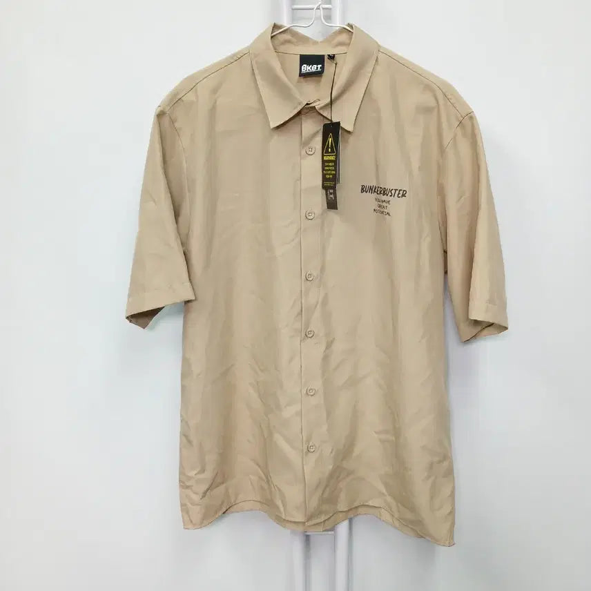 [BUNJANG] BKBT Lettering Short Sleeve Shirt / BKBT 새상품 레터링 반팔 셔츠 100