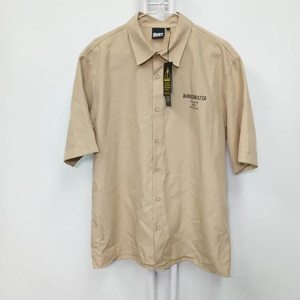 [BUNJANG] BKBT Lettering Short Sleeve Shirt / BKBT 새상품 레터링 반팔 셔츠 100