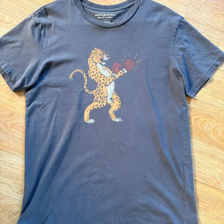[BUNJANG] Ralph Lauren Denim & Supply Charcoal Washed T-Shirt / 랄프로렌 데님 앤 서플라이  M.남녀공용