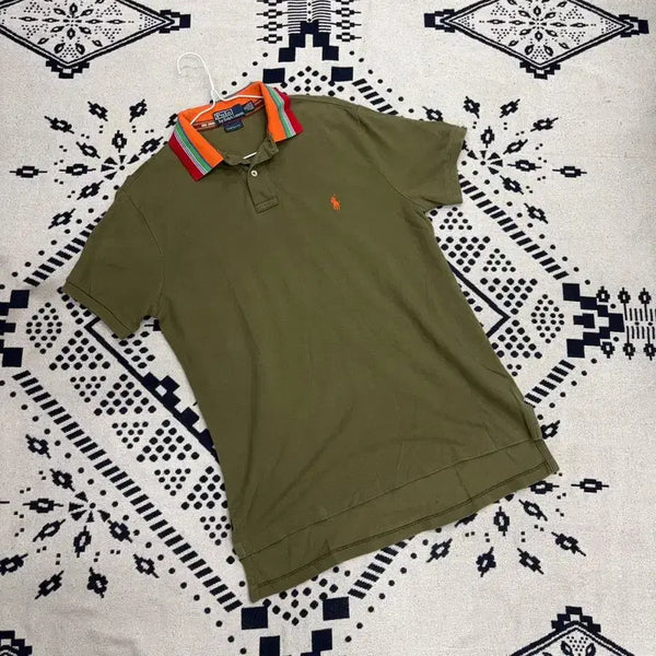 [BUNJANG] Polo Ralph Lauren Custom Fit Short Sleeve Polo Shirt M / 폴로 랄프로렌 커스텀핏 반팔카라티 M P00146