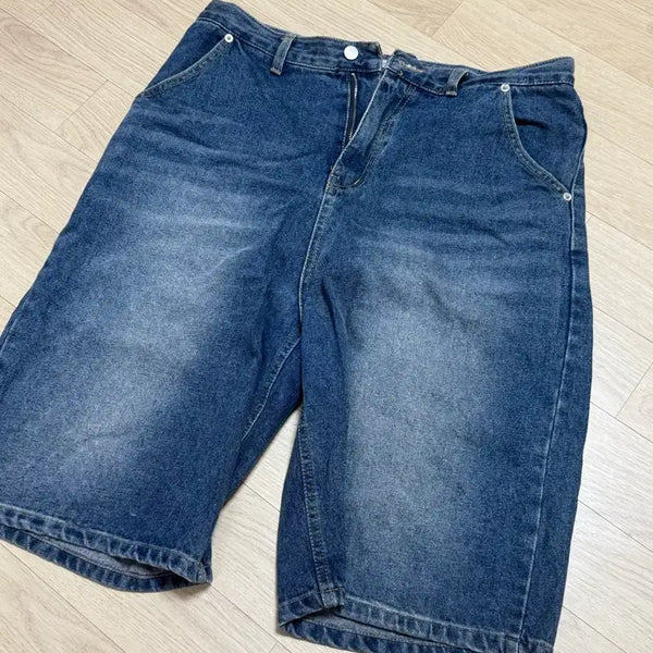 [BUNJANG] Denim Bermuda Shorts / 데님 버뮤다 팬츠