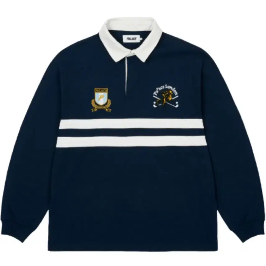 [BUNJANG] Palace International Rugby T-Shirt Navy 25SS / M) 팔라스 인터내셔널 럭비 네이비 티셔츠 - 25SS
