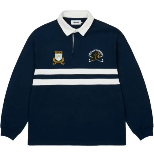[BUNJANG] Palace International Rugby T-Shirt Navy 25SS / M) 팔라스 인터내셔널 럭비 네이비 티셔츠 - 25SS