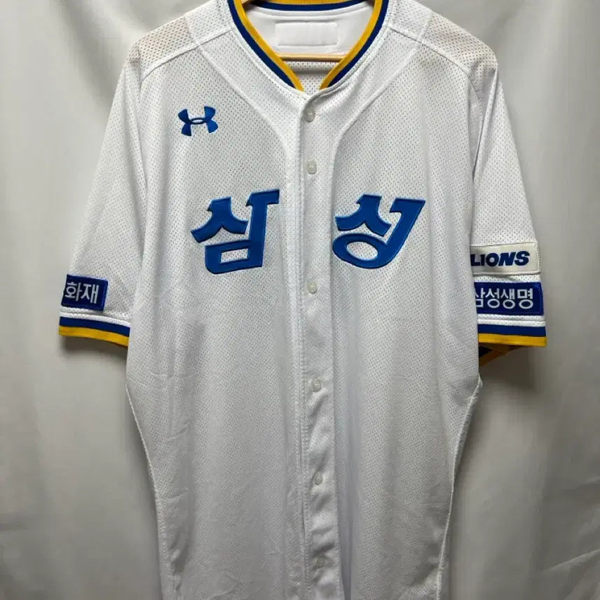 [BUNJANG] Under Armour Samsung Lions Player Issue Old Jang Ji-hoon Uniform Size 110 / [정품/110] 언더아머 삼성라이온즈 선수지급용 올드 장지훈 유니폼