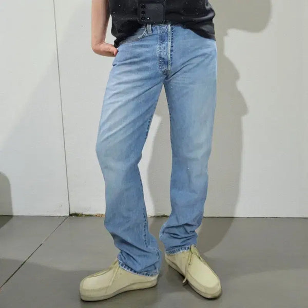 [BUNJANG] Levi's 501 Straight Leg Jeans - Light Wash / 00S 리바이스 501 청바지 M0464