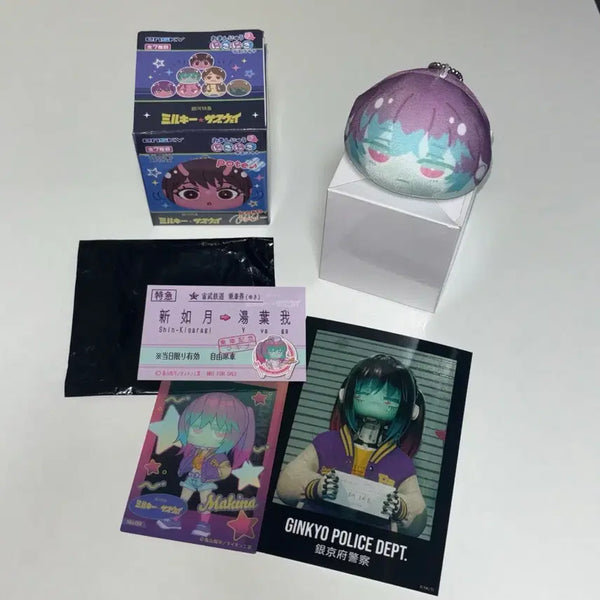 [BUNJANG] Galaxy Express 999 Milky Subway Machina Mascot Bromide Card Special Set / 은하특급 밀키 서브웨이 마키나 만쥬 마스코트 브로마이드 카드 특전 세트