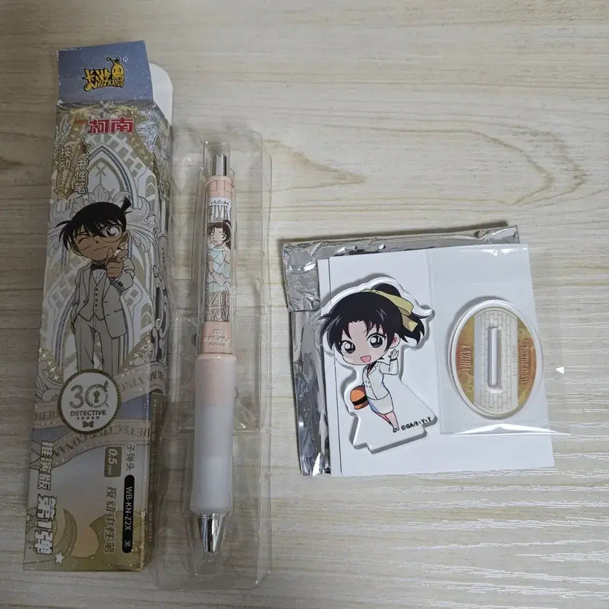 [BUNJANG] Detective Conan 30th Anniversary Ballpoint Pen & Acrylic Stand Kazuh, A(Seo Gayeong) / 명탐정 코난 30주년 볼펜 + 아크릴 스탠드 카즈하(서가영)