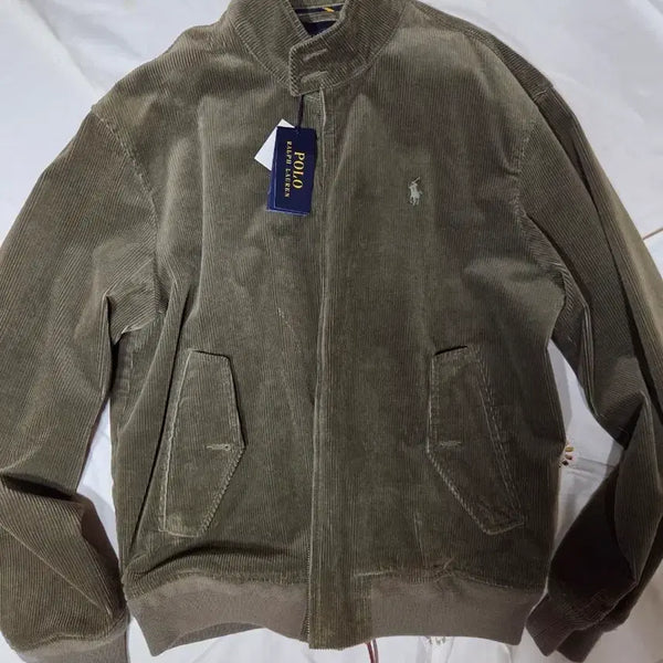 [BUNJANG] Polo Ralph Lauren Corduroy Baracuta Jacket Olive (New) / 폴로 코듀로이 바라쿠타 올리브색(새상품)