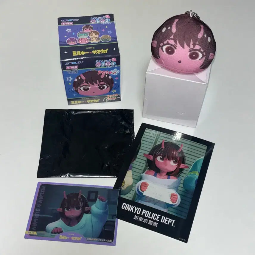 [BUNJANG] Eunhagukjeup Milky Subway Jiharu Manju Mascot Bromide Card Special Set / 은하특급 밀키 서브웨이 지하루 만쥬 마스코트 브로마이드 카드 특전 세트