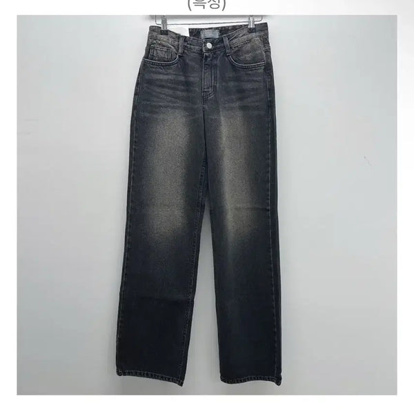 [BUNJANG] Black Denim Jeans / 흑청 청바지