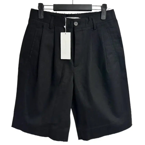 [BUNJANG] LIFUL Minimal Garments Two-Tuck Grunge Wide Bermuda Cotton Pants Size M / 라이풀 미니멀 가먼츠 투턱 그런지 와이드 버뮤다 코튼 팬츠 M size