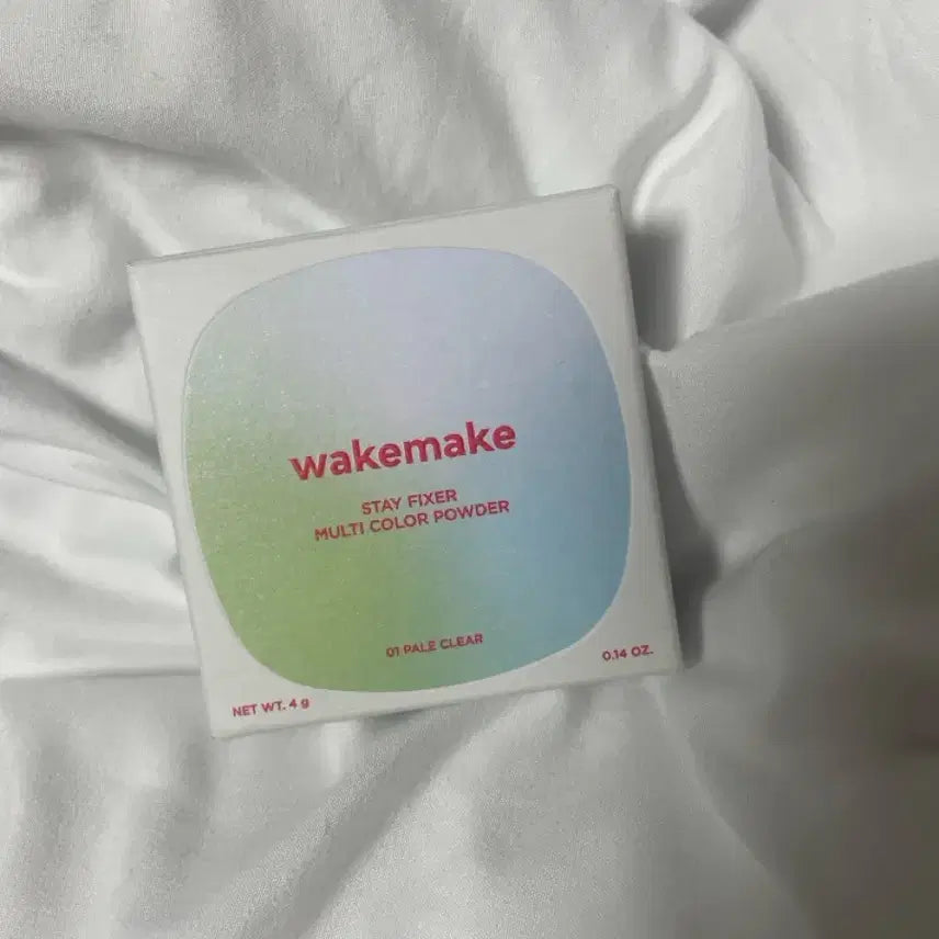 [BUNJANG] WAKEMAKE Stay Fixer Multi Color Powder 01 Pale Clear / 웨이크메이크 스테이 픽서 멀티 컬러 파우더 새상품 01 페일 클리어