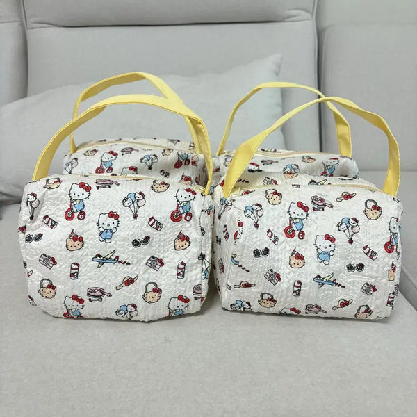[BUNJANG] Sanrio Yellow Hello Kitty Pouch Bag / 새상품 옐로우 키티 파우치 보조가방