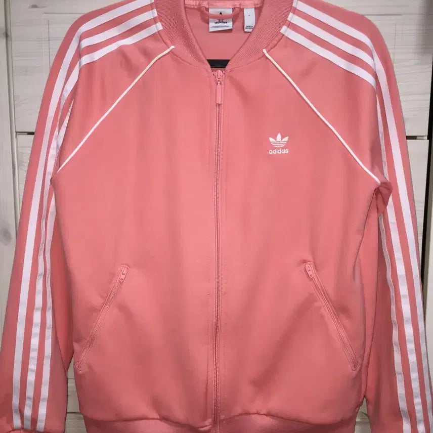 [BUNJANG] Adidas Originals SST Track Top Jersey - Strawberry Milk Pink / 아디다스 오리지널 SST 트랙탑 져지 딸기우유 핑크 벚꽃