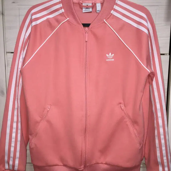 [BUNJANG] Adidas Originals SST Track Top Jersey - Strawberry Milk Pink / 아디다스 오리지널 SST 트랙탑 져지 딸기우유 핑크 벚꽃