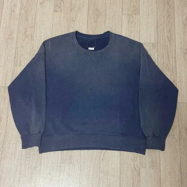 [BUNJANG] Visvim 23AW Jumbo SB Crash Sweatshirt / 비즈빔 23AW 점보 SB 크래쉬