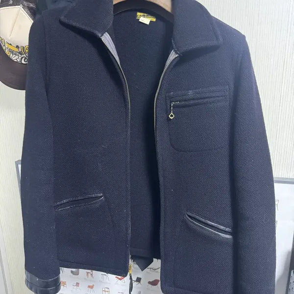 [BUNJANG] The Real McCoy's Wool & Leather Sport Jacket / 리얼맥코이 스포츠자켓