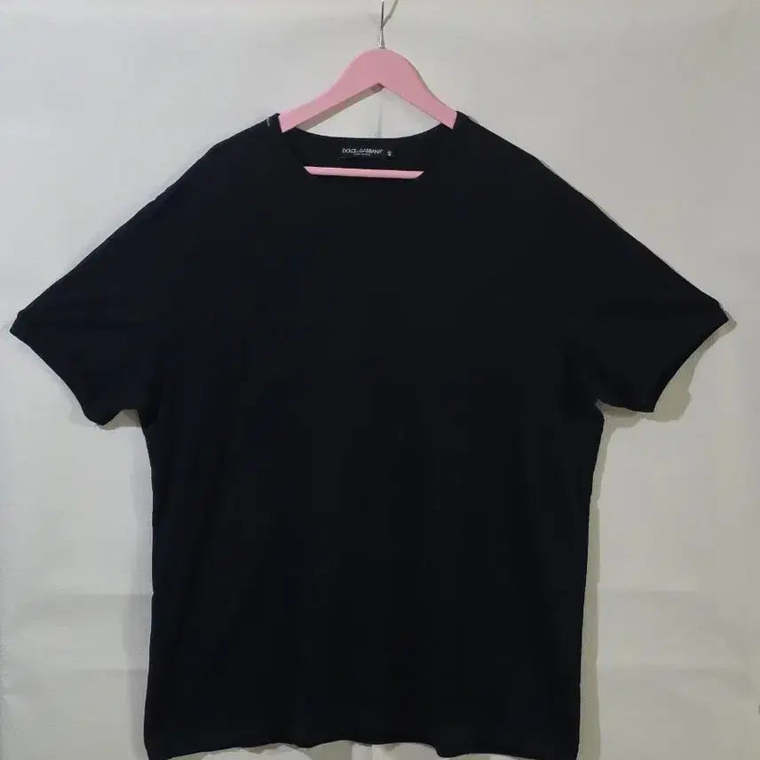 [BUNJANG] Dolce & Gabbana Black Short-Sleeve T-Shirt / 정품 돌체앤가바나 블랙 반팔티셔츠