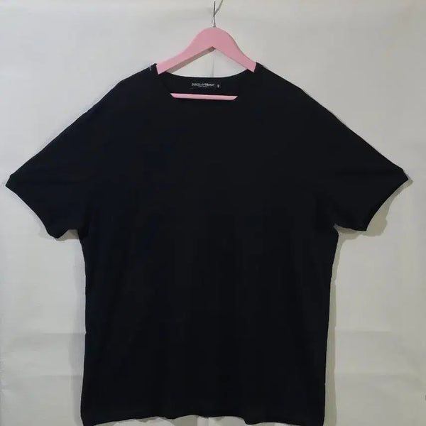 [BUNJANG] Dolce & Gabbana Black Short-Sleeve T-Shirt / 정품 돌체앤가바나 블랙 반팔티셔츠