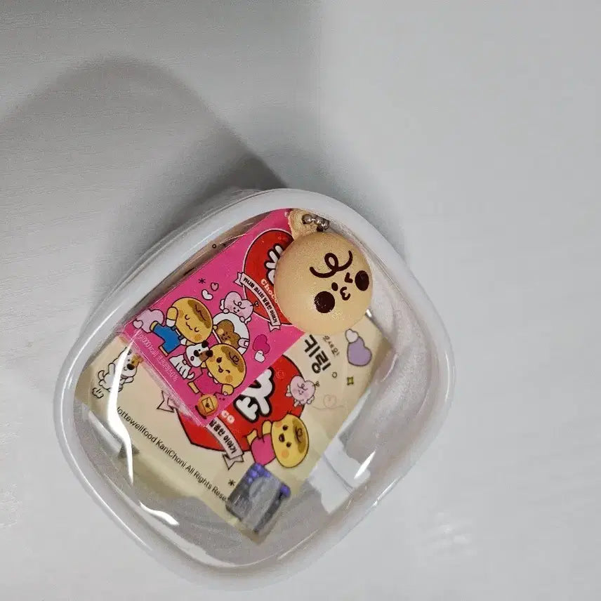 [BUNJANG] Kancho Original Mini Squishy Pouch Keychain Wink Kiss / 새상품) 칸쵸 정품 미니어처 말랑이 스퀴시 파우치  키링 윙크뽀뽀