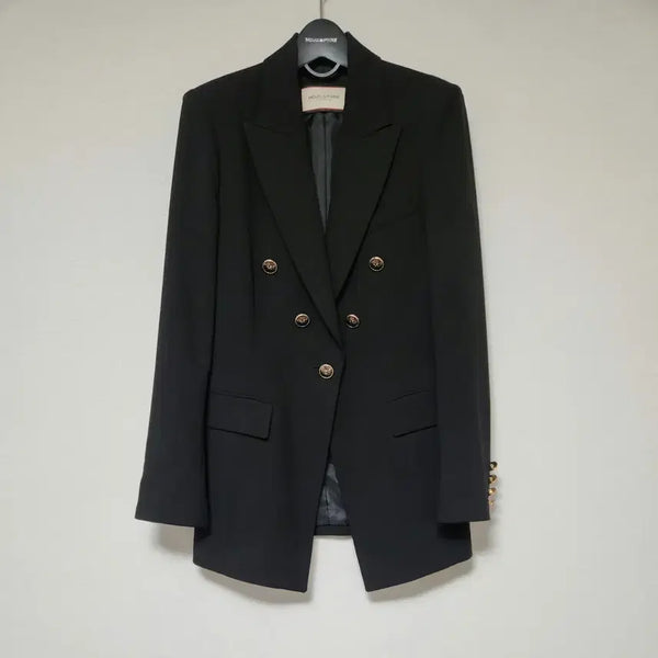 [BUNJANG] MOJO.S.PHINE Black Classic Jacket M / [새상품급] 모조에스핀 블랙 금장버튼 클래식 자켓 M