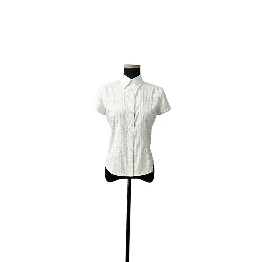 [BUNJANG] Burberry Half Sleeve Shirt White XS / 버버리 하프슬리브리스셔츠