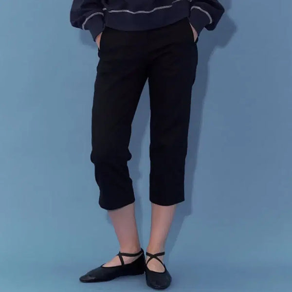 [BUNJANG] NOD Capri Pants Black S / nod 엔오디 카프리 팬츠 블랙 S