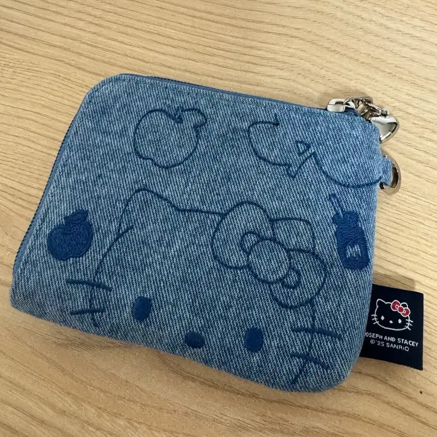 [BUNJANG] Joseph & Stacey x Hello Kitty Denim Wallet / 조셉엔스테이시 헬로키티 데님 지갑