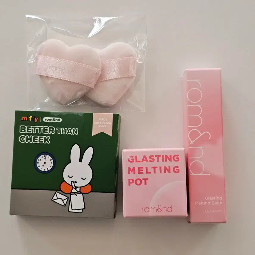 [BUNJANG] Rom&nd x Miffy Better Than Cheek & Glasting Melting Pot / 롬앤 미피 베러댄치크, 멜팅 팟
