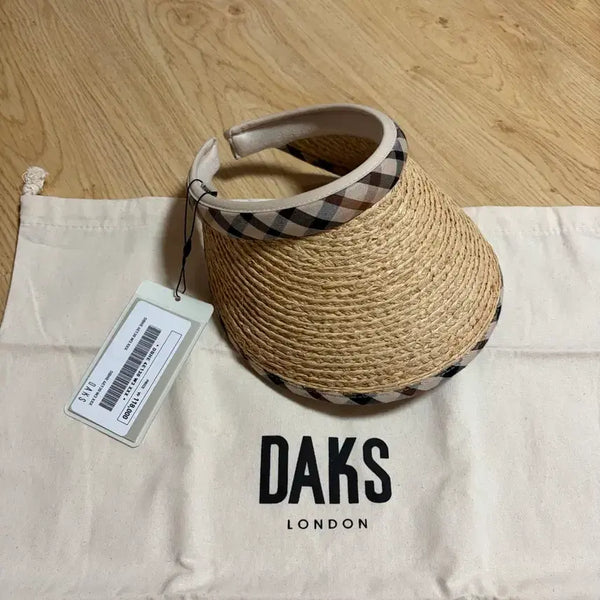 [BUNJANG] Daks Raffia Hat Sun Cap / 닥스 매장정품 라피아 햇 라탄모자 썬캡 새제품