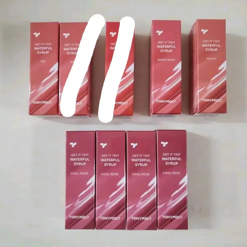 [BUNJANG] Tonymoly Get It Tint Waterful Syrup (Cool Rose/MooGwa/Warm Rose/Peach Syrup) / 토니모리 겟잇 틴트 워터풀 시럽 (쿨로즈/무화과/웜로즈/피치시럽)