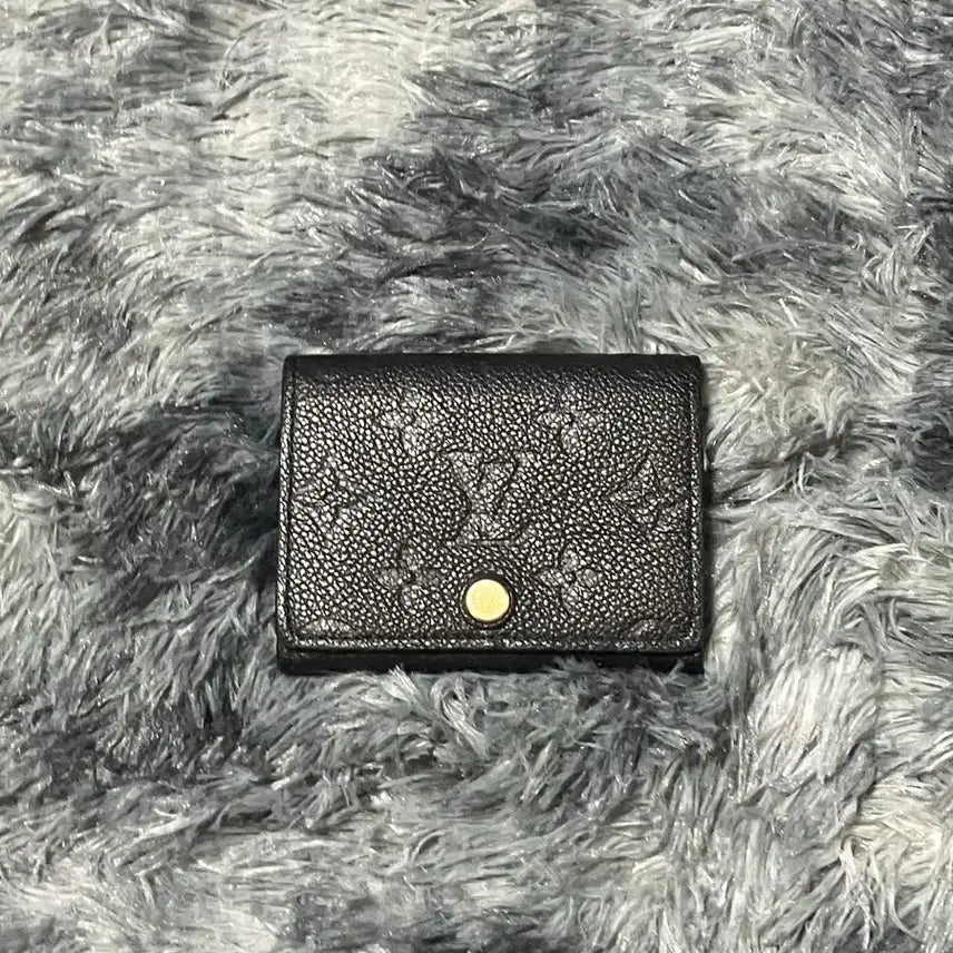 [BUNJANG] Louis Vuitton Monogram Empreinte Rosalie Wallet Black / [S급정품] 루이비통 앙프렝뜨 로잘리 월렛 블랙