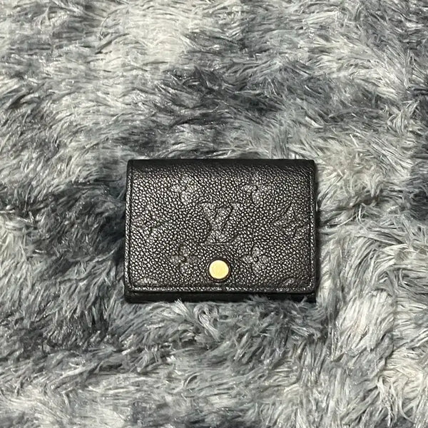 [BUNJANG] Louis Vuitton Monogram Empreinte Rosalie Wallet Black / [S급정품] 루이비통 앙프렝뜨 로잘리 월렛 블랙