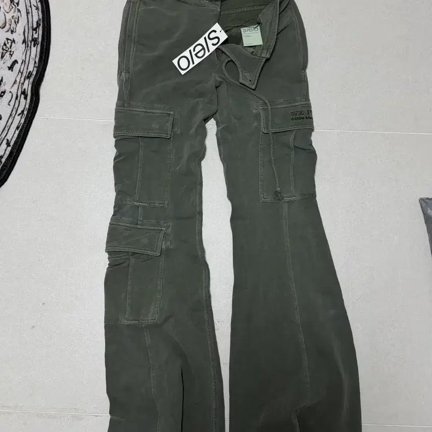 [BUNJANG] Seo Jersey Cargo Pants Khaki Size 1 / SEO 저지카고팬츠 카키 1사이즈 새제품