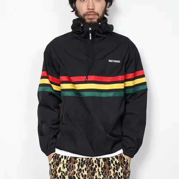 [BUNJANG] Wacko Maria 18SS Rasta Embroidery Anorak Jacket / [M] 와코마리아 18ss 아노락 자켓