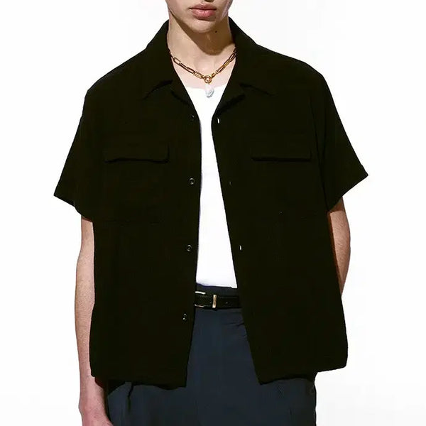 [BUNJANG] Tony Wack Men's Linen Rayon Tweed Shirt (XL) / (XL) 남성용 토니웩 Linen Rayon Tweed Shirt