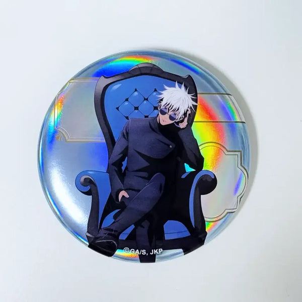 [BUNJANG] Jujutsu Kaisen Loft Chair Blue Aurora Can Badge Gojo Satoru / 주술회전 로프트 체어 블루 Chair Blue 오로라 캔뱃지 고죠 사토루