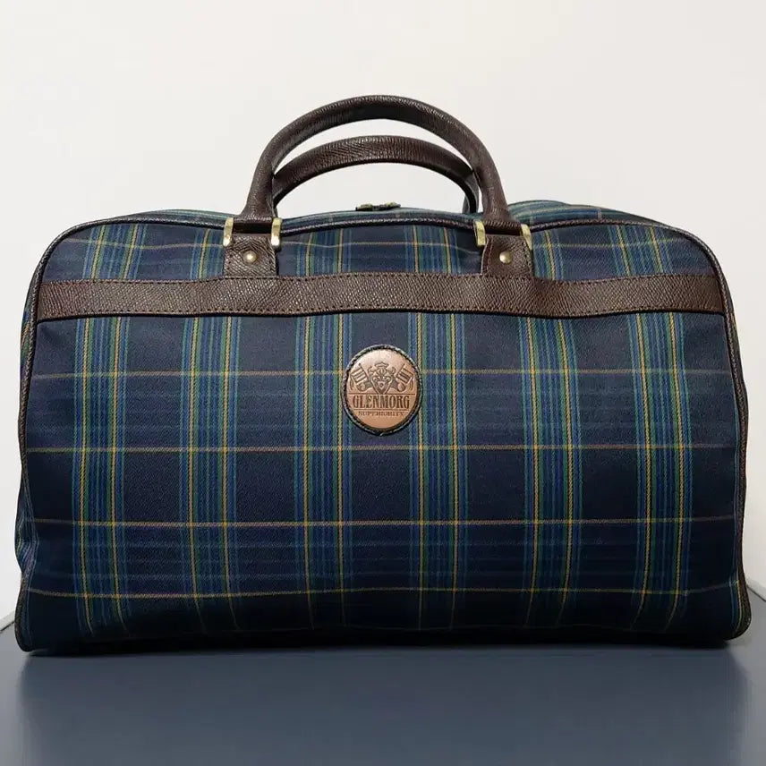 [BUNJANG] GLENMORG Superiority Tartan Check Boston Bag / 글렌모그(GLENMORG) 타탄체크 보스턴백
